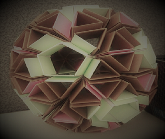 3d origami egg